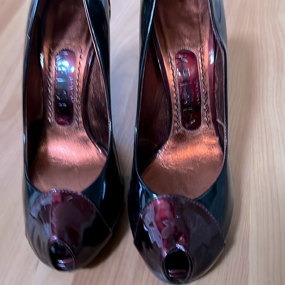 Jonathan Kelsey Red Patent Pumps